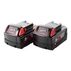 Milwaukee M18 BOS125-0 Orbital Sander + 2× 5.0Ah Batteries
