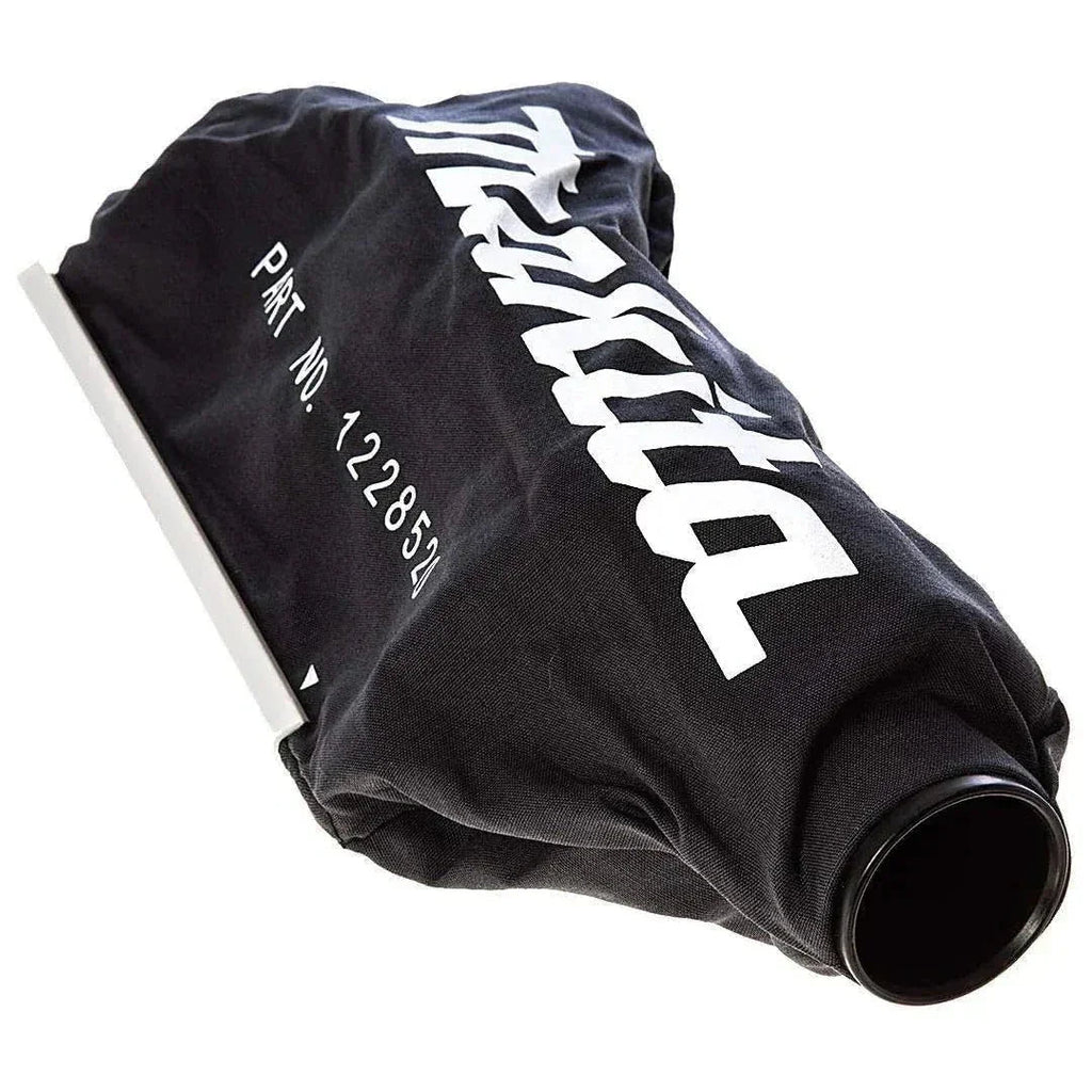 MAKITA CORDLESS LEAF BLOWER INCLUDING DUST BAG AND 2 X 5.0AH BATTERIES