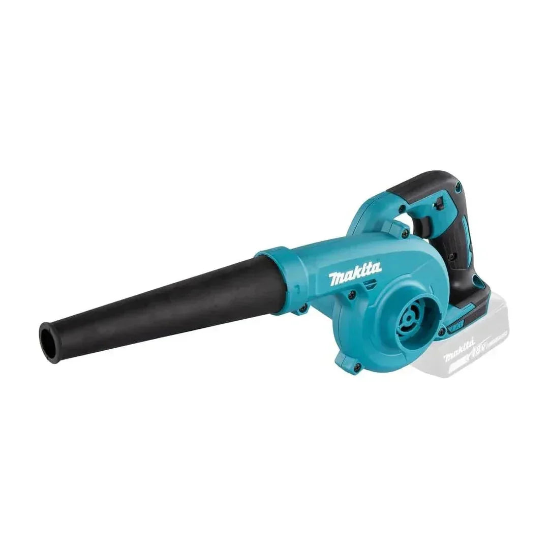 MAKITA CORDLESS LEAF BLOWER INCLUDING DUST BAG AND 2 X 5.0AH BATTERIES